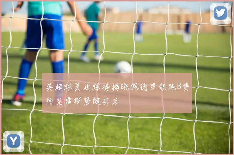 英超球员进球榜揭晓佩德罗领跑B费约克雷斯紧随其后
